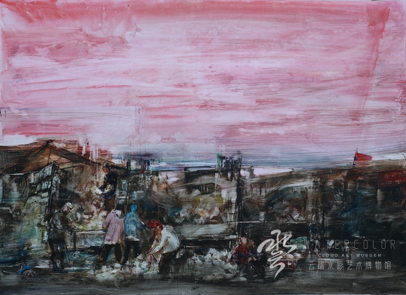 姜学云 《晨》 79*108cm 2017年